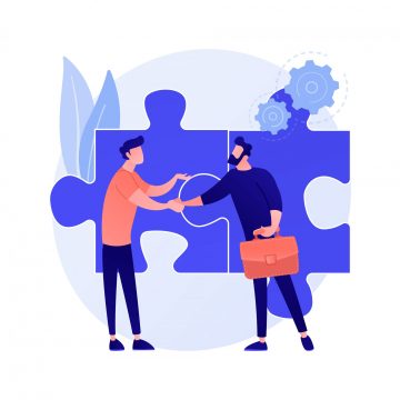 Partnership and collaboration vector concept metaphor Partnership and collaboration vector concept metaphor
