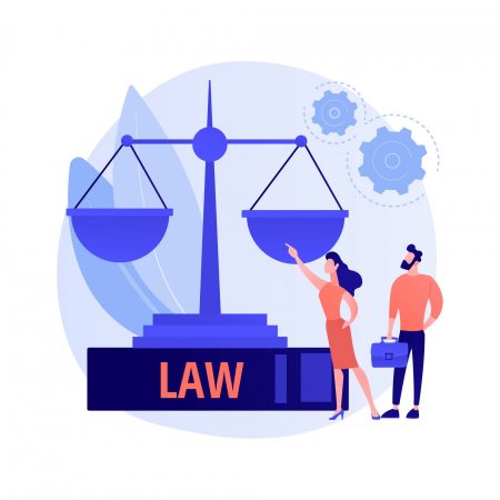 Legal services vector concept metaphor